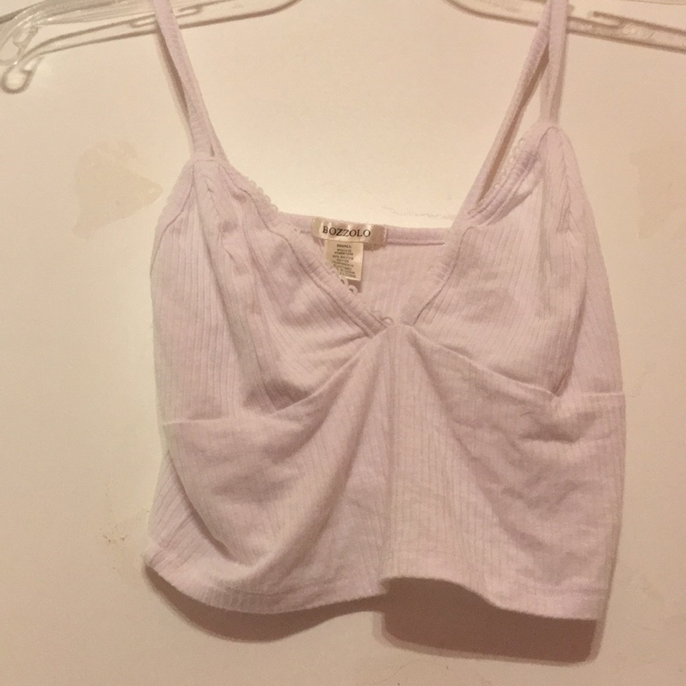 White crop top